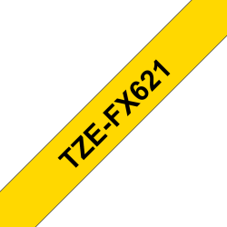 Taśma identyfikacyjna Brother 9mm Czarny na Zółtym Taśma identyfikacyjna Brother 9mm Czarny na Zółtym