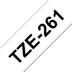 Taśma Brother 36mm Czarny na Białym