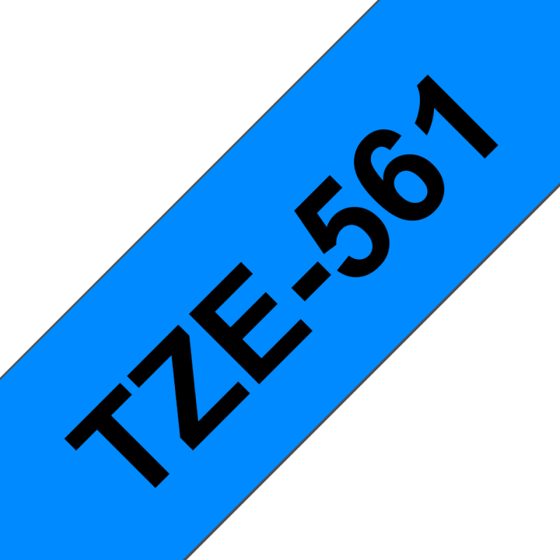 Taśma Brother 36mm Czarny na Niebieskim
