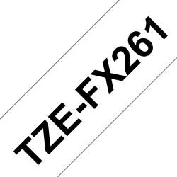 Taśma identyfikacyjna Brother 36mm Czarny na Białym
