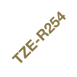 Taśma Brother 24mm Złoty na Białym