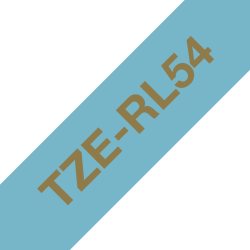 Taśma Brother 24mm Złoty na Niebieskim