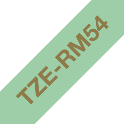 Taśma Brother 24mm Złoty na Miętowym