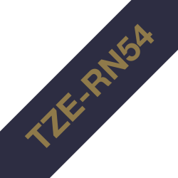 Taśma Brother 24mm Złoty na Granatowym