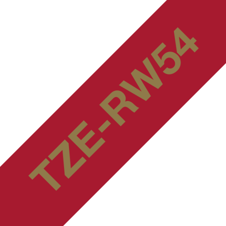 Taśma Brother 24mm Złoty na Karmazynowym