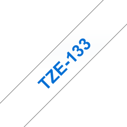 Taśma Brother 12mm Niebieski na Przezroczystym Taśma Brother 12mm Niebieski na Przezroczystym
