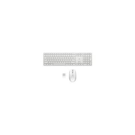 HP 655 White Wireless Keyboard and Mouse Combo