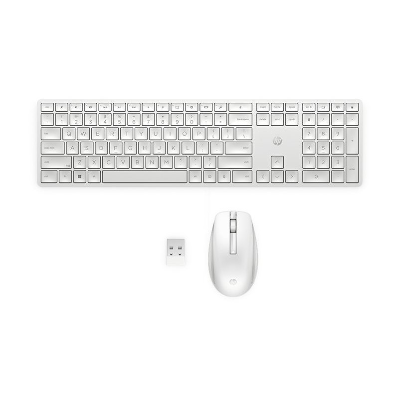 HP 655 White Wireless Keyboard and Mouse Combo HP 655 White Wireless Keyboard and Mouse Combo