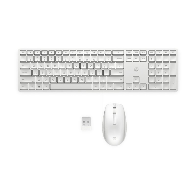 HP 655 White Wireless Keyboard and Mouse Combo HP 655 White Wireless Keyboard and Mouse Combo
