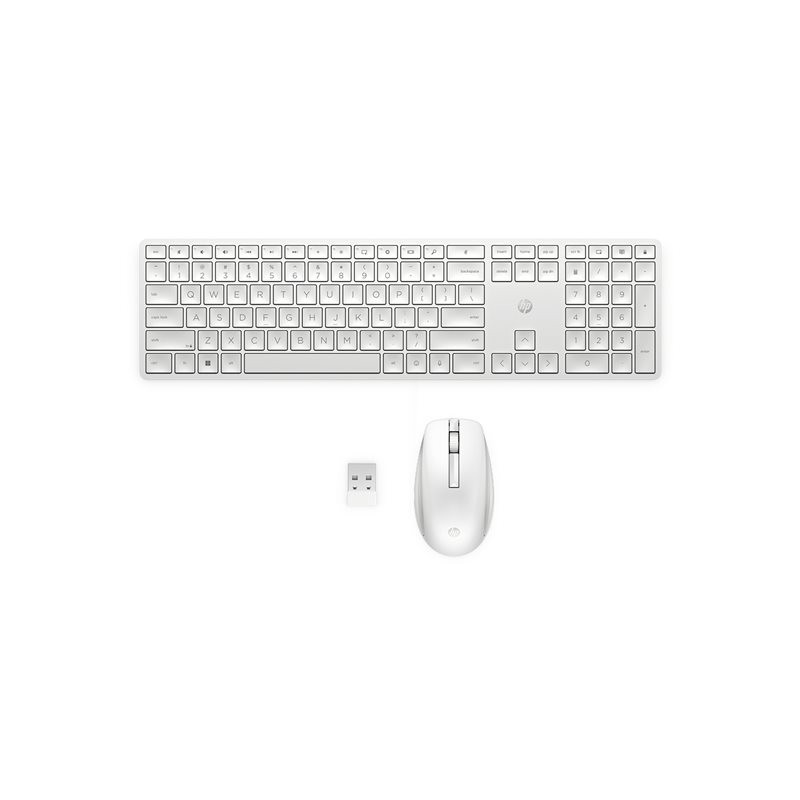 HP 655 White Wireless Keyboard and Mouse Combo HP 655 White Wireless Keyboard and Mouse Combo