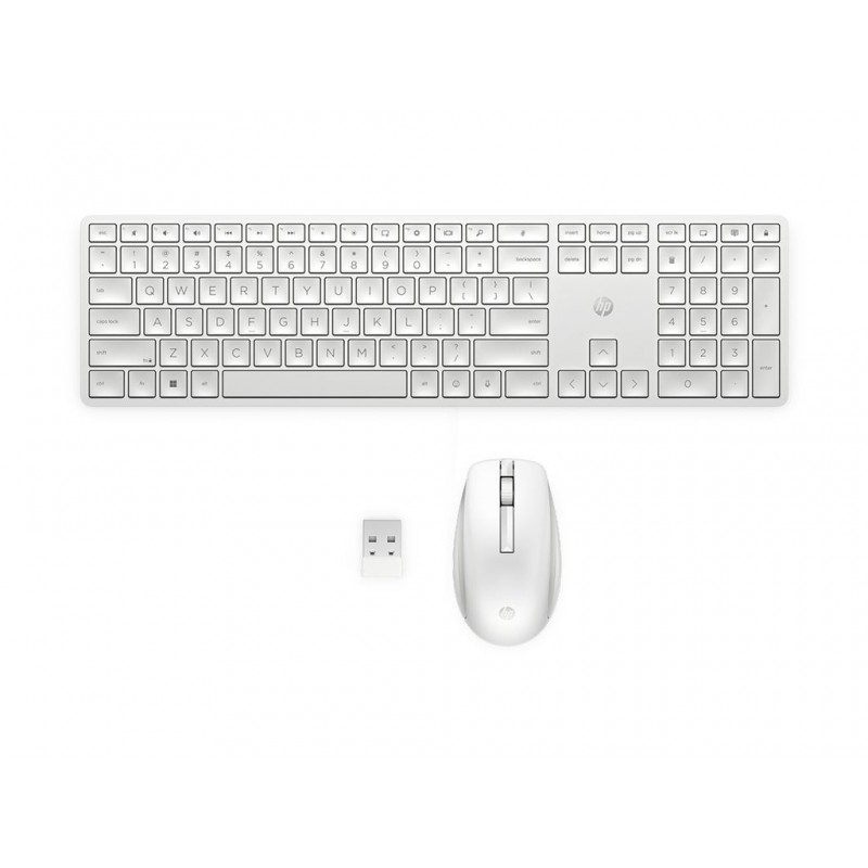 HP 655 White Wireless Keyboard and Mouse Combo HP 655 White Wireless Keyboard and Mouse Combo