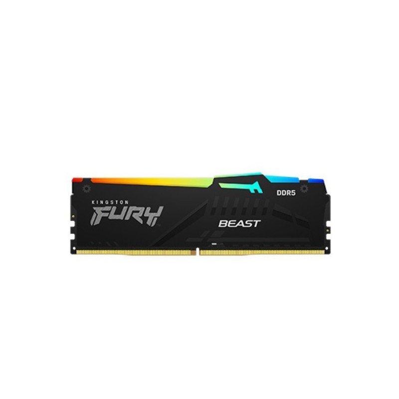 Pamięć DDR5 Fury Beast Black RGB  32GB(1*32GB)/5600  CL36
