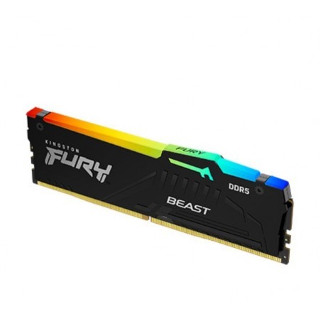 Pamięć DDR5 Fury Beast Black RGB 32GB(1*32GB)/5600 CL36 Pamięć DDR5 Fury Beast Black RGB 32GB(1*32GB)/5600 CL36