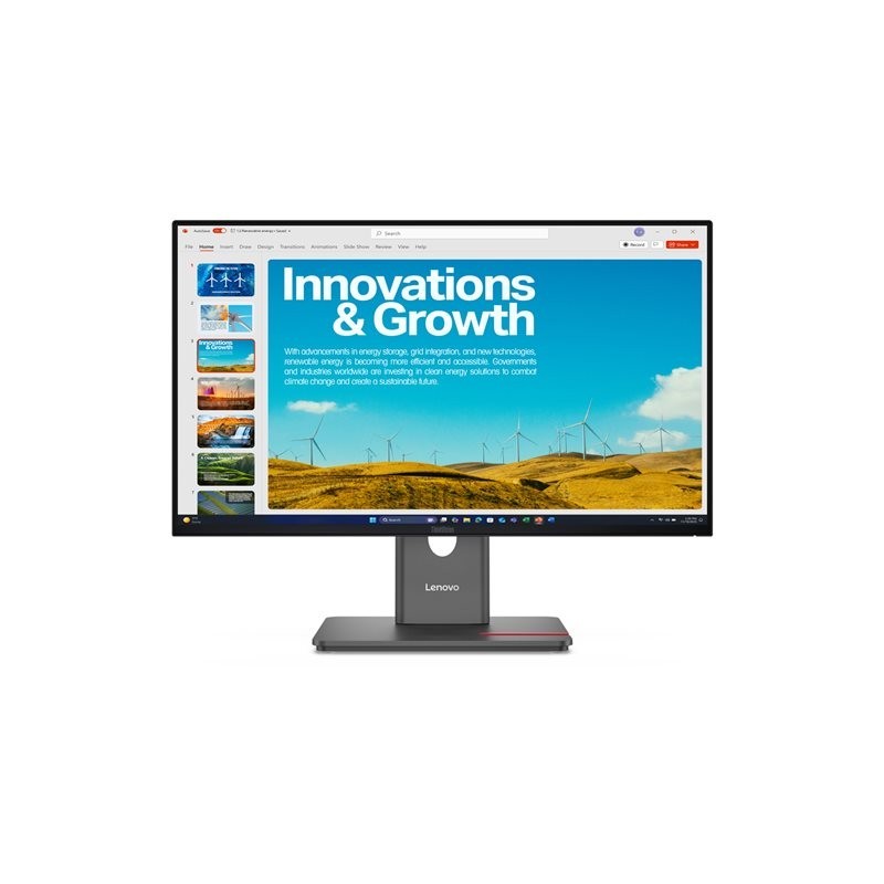 LENOVO ThinkVision P24QD-40 23.8inch IPS QHD 16:9 120Hz 300 cd/m2 4ms HDMI DP USB-C USB-B USB-A RJ45