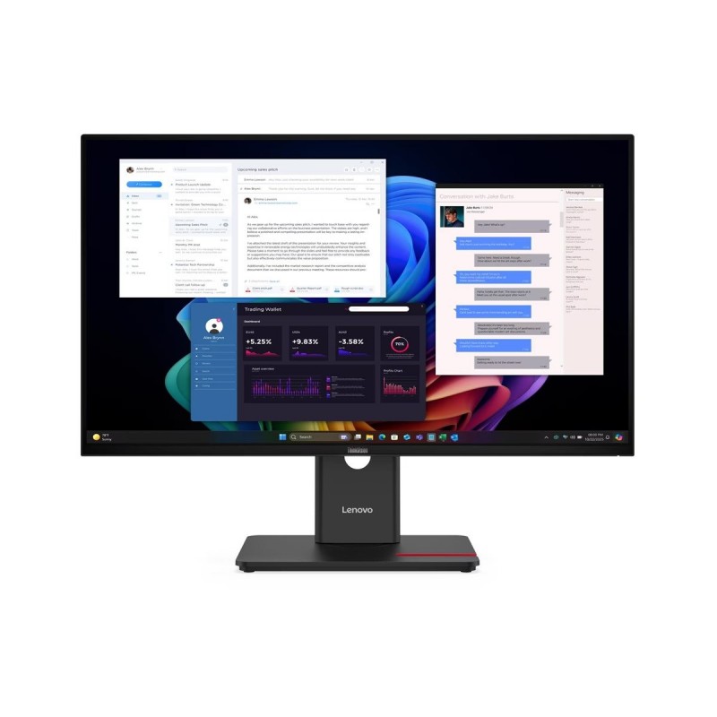 LENOVO ThinkVision T27UD-40 27inch IPS UHD 16:9 60Hz 350 cd/m2 4ms HDMI DP USB-C USB-A RJ45