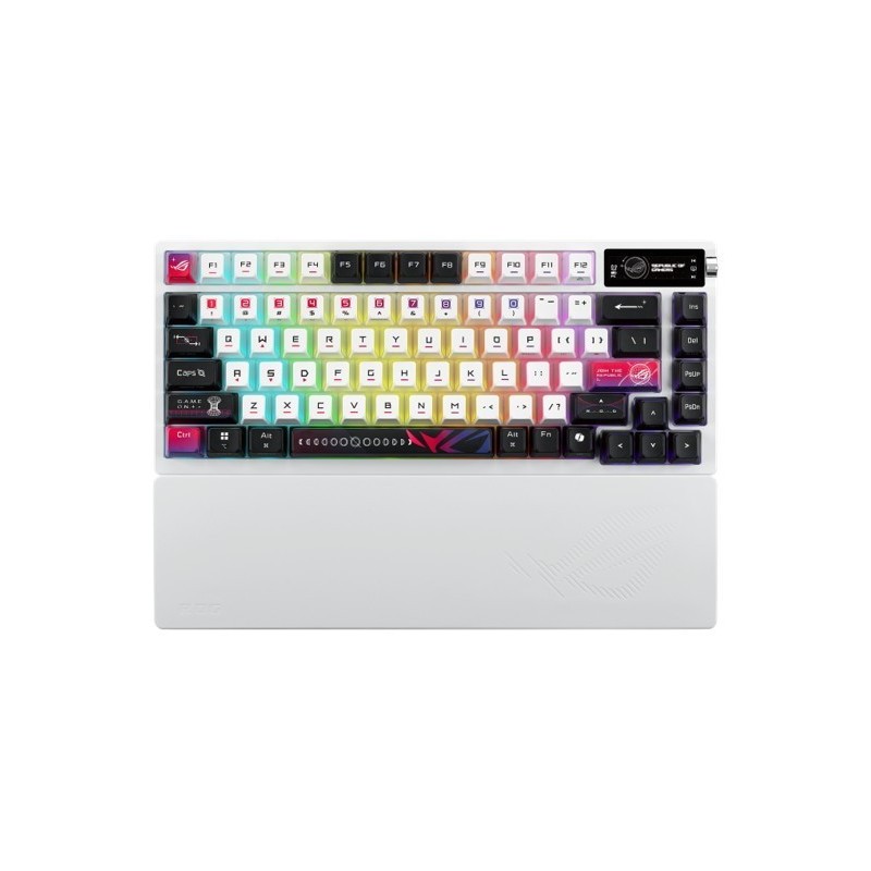 Klawiatura ROG Azoth X M704 BT/RF/USB-C/Aura/Czarno-Biała