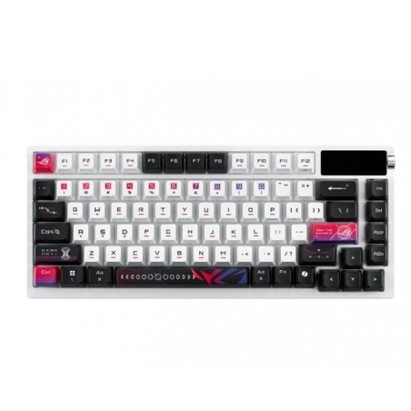Klawiatura ROG Azoth X M704 BT/RF/USB-C/Aura/Czarno-Biała Klawiatura ROG Azoth X M704 BT/RF/USB-C/Aura/Czarno-Biała