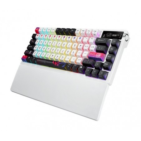 Klawiatura ROG Azoth X M704 BT/RF/USB-C/Aura/Czarno-Biała Klawiatura ROG Azoth X M704 BT/RF/USB-C/Aura/Czarno-Biała