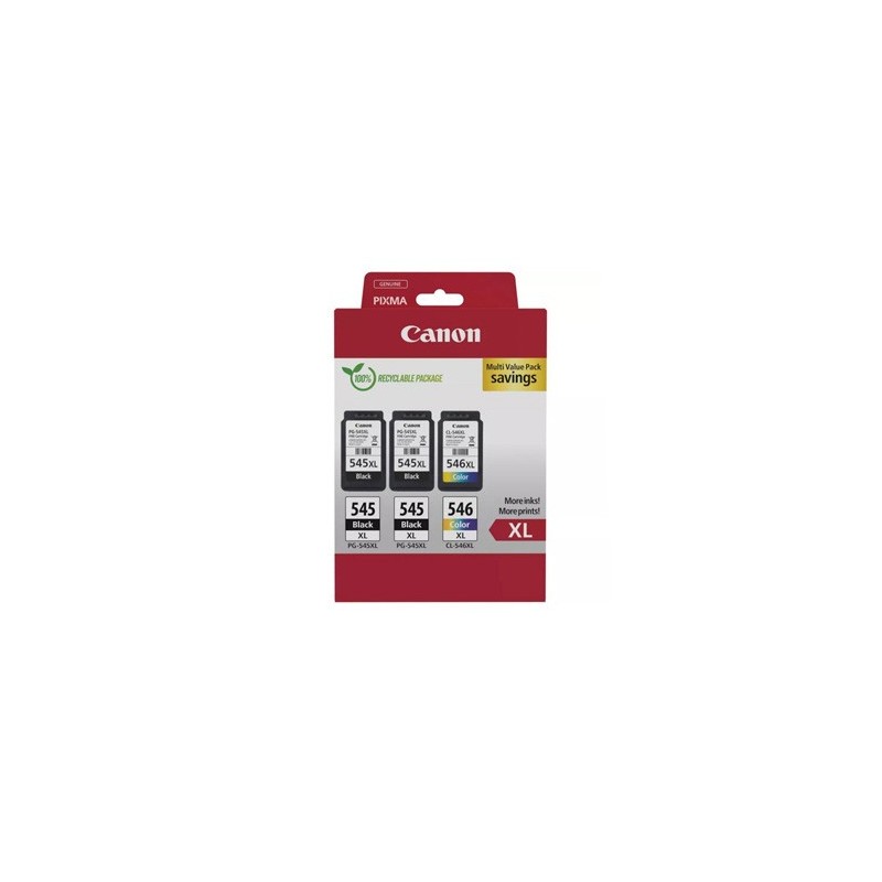 Canon oryginalny ink / tusz PG-545XL/CL-546XL, 8286B013, black/color, 2x black+color, Multi-pack