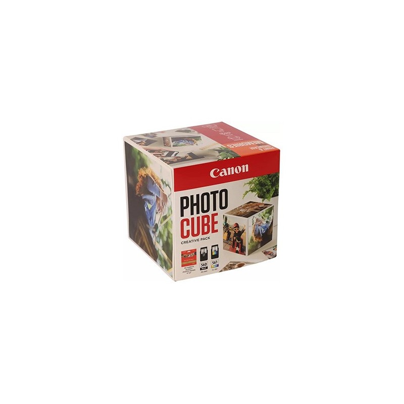 Canon oryginalny ink / tusz PG-560/CL-561 PHOTO CUBE Creative Pack White ORANG, 3713C013, CMYK