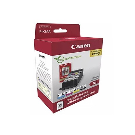 Canon oryginalny ink / tusz CLI-581XL, 2052C006, CMYK Canon oryginalny ink / tusz CLI-581XL, 2052C006, CMYK