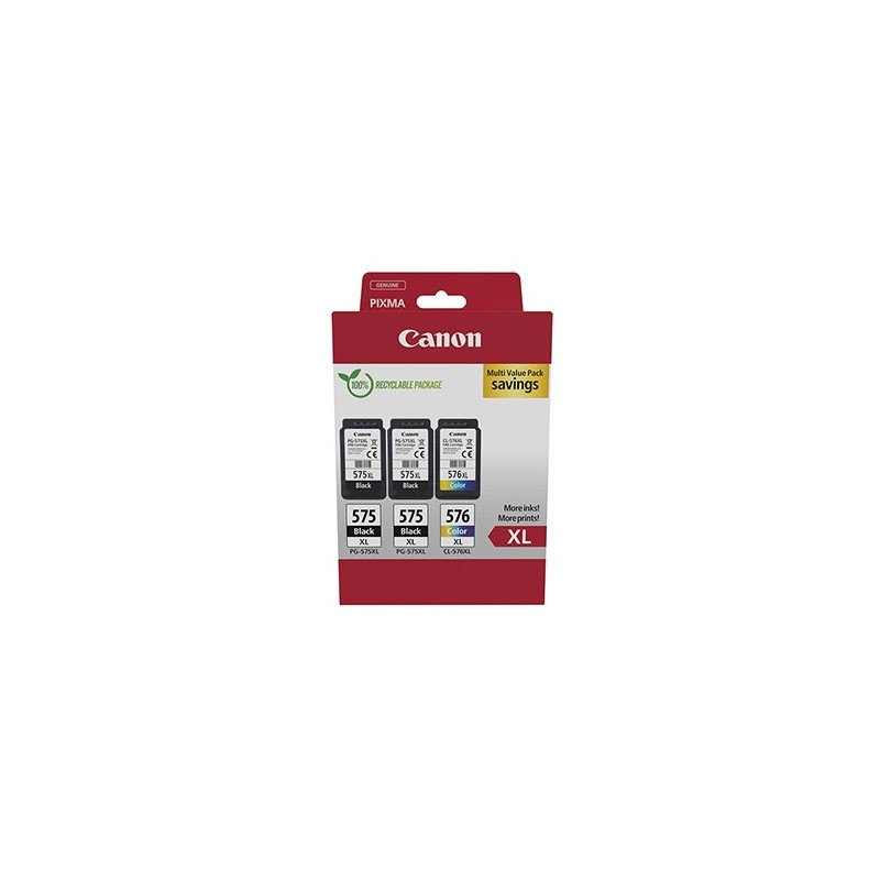 Canon oryginalny ink / tusz PG-575XL/CL-576XL, 5437C004, CMYK, 2*400/1*300s