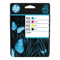 HP oryginalny ink / tusz 6ZC74AE, HP 912, CMYK, 250/315s, 6.5/4ml, multipack