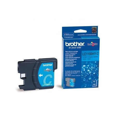 Brother oryginalny ink / tusz LC-1100HYC, cyan, 750s, high capacity Brother oryginalny ink / tusz LC-1100HYC, cyan, 750s, high capacity