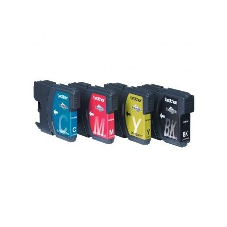 Brother oryginalny ink / tusz LC-1100HYVALBP, CMYK, 900/3x750s, high capacity, wygodne opakowanie Brother oryginalny ink / tusz LC-1100HYVALBP, CMYK, 900/3x750s, high capacity, wygodne opakowanie
