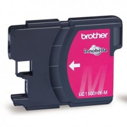 Brother oryginalny ink / tusz LC-1100HYM, magenta, 750s, high capacity Brother oryginalny ink / tusz LC-1100HYM, magenta, 750s, high capacity