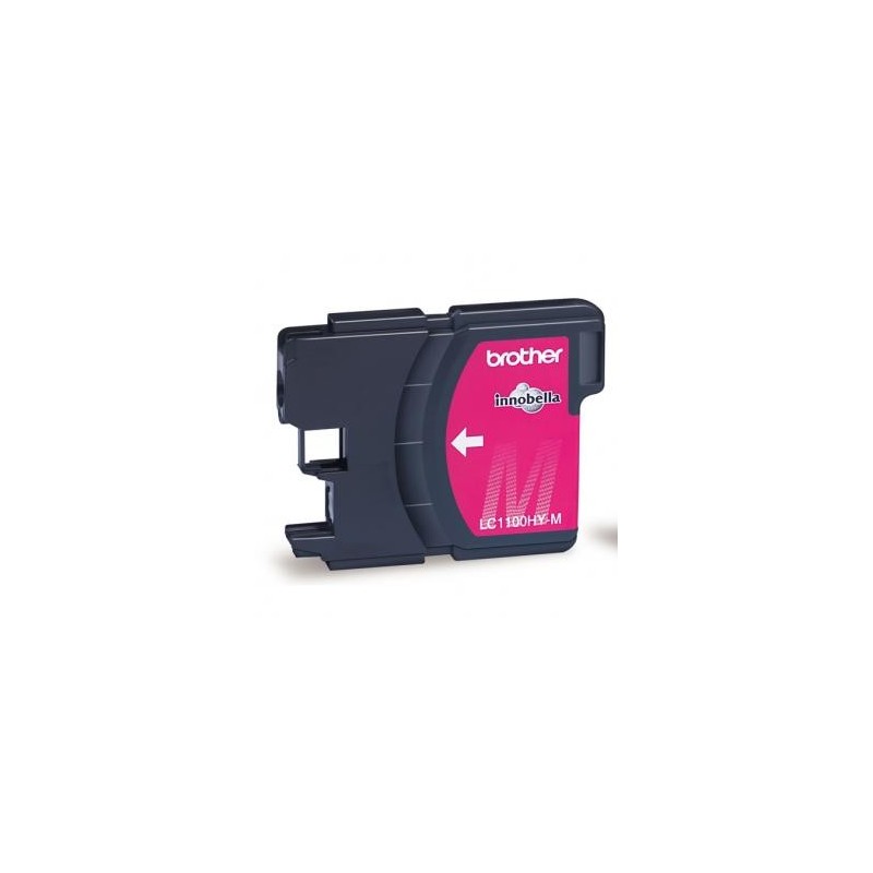 Brother oryginalny ink / tusz LC-1100HYM, magenta, 750s, high capacity