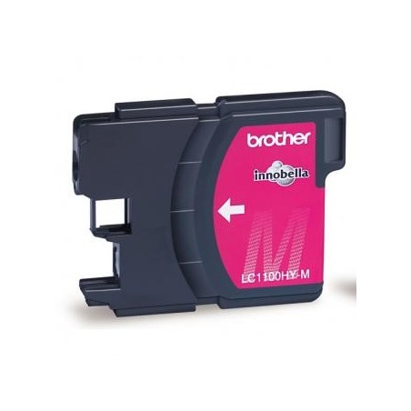 Brother oryginalny ink / tusz LC-1100HYM, magenta, 750s, high capacity Brother oryginalny ink / tusz LC-1100HYM, magenta, 750s, high capacity