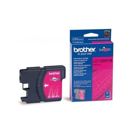 Brother oryginalny ink / tusz LC-1100HYM, magenta, 750s, high capacity Brother oryginalny ink / tusz LC-1100HYM, magenta, 750s, high capacity