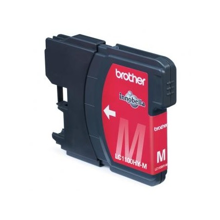 Brother oryginalny ink / tusz LC-1100HYM, magenta, 750s, high capacity Brother oryginalny ink / tusz LC-1100HYM, magenta, 750s, high capacity
