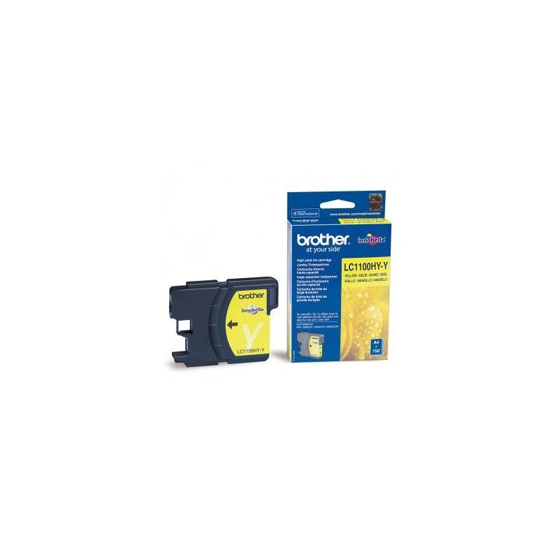 Brother oryginalny ink / tusz LC-1100HYY, yellow, 750s, high capacity