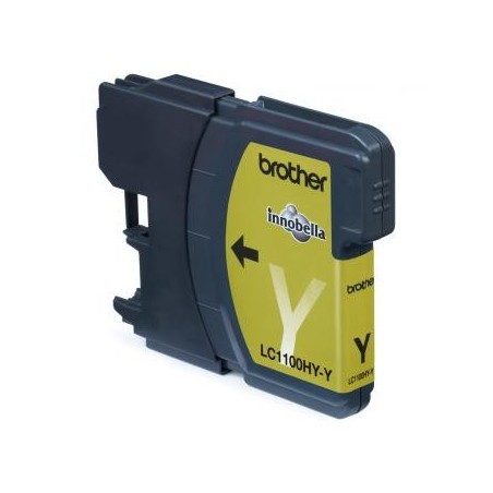 Brother oryginalny ink / tusz LC-1100HYY, yellow, 750s, high capacity Brother oryginalny ink / tusz LC-1100HYY, yellow, 750s, high capacity