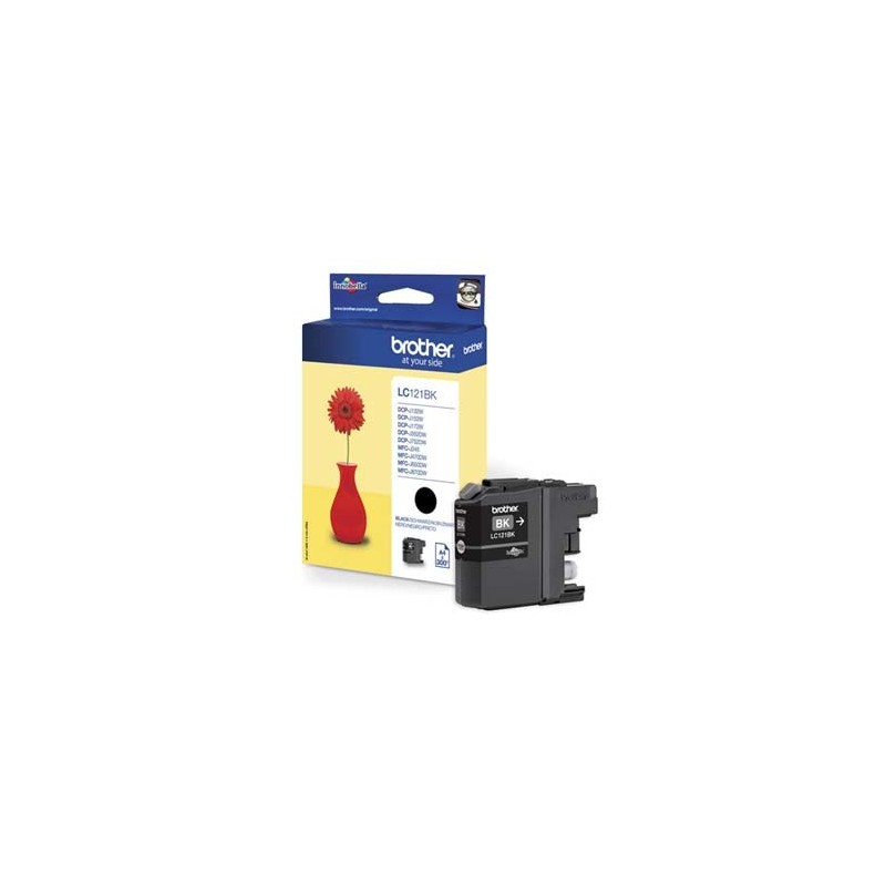 Brother oryginalny ink / tusz LC-121BK, black, 300s