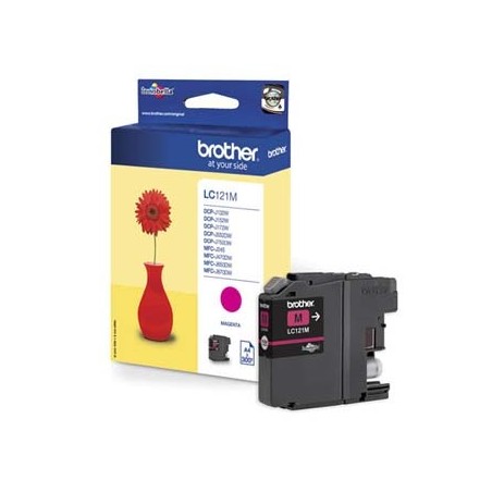 Brother oryginalny ink / tusz LC-121M, magenta, 300s Brother oryginalny ink / tusz LC-121M, magenta, 300s