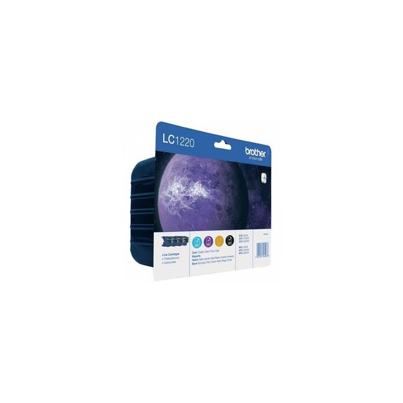 Brother oryginalny ink / tusz LC-1220VALBP, CMYK, 4x300s
