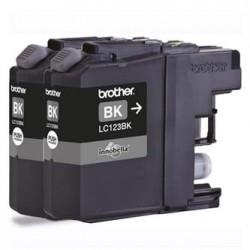 Brother oryginalny ink / tusz LC-123BK, black, 2x600s, 2szt Brother oryginalny ink / tusz LC-123BK, black, 2x600s, 2szt