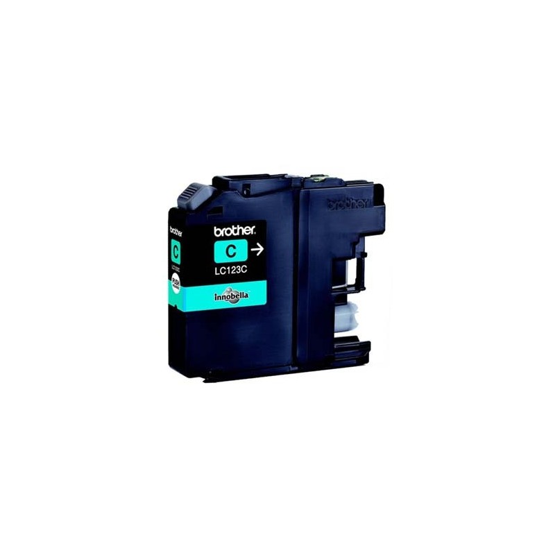 Brother oryginalny ink / tusz LC-123C, cyan, 600s