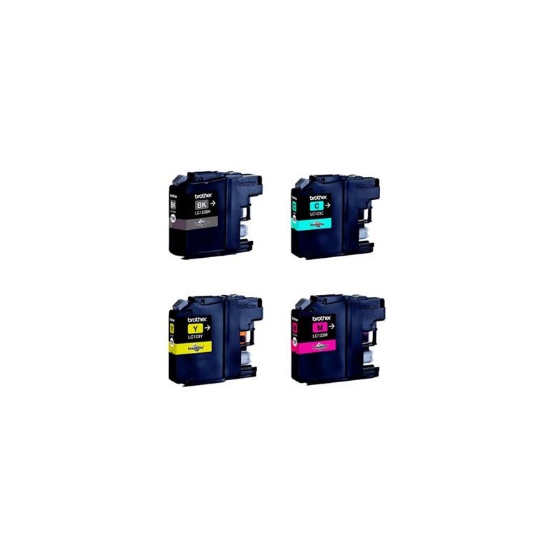 Brother oryginalny ink / tusz LC-123VALBP, CMYK, 4x600s Brother oryginalny ink / tusz LC-123VALBP, CMYK, 4x600s