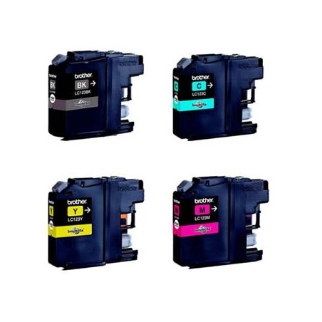 Brother oryginalny ink / tusz LC-123VALBP, CMYK, 4x600s Brother oryginalny ink / tusz LC-123VALBP, CMYK, 4x600s