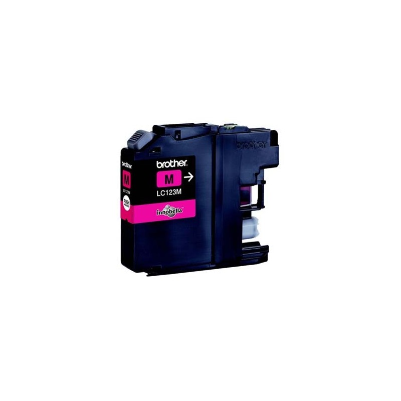 Brother oryginalny ink / tusz LC-123M, magenta, 600s