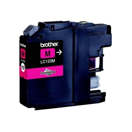 Brother oryginalny ink / tusz LC-123M, magenta, 600s Brother oryginalny ink / tusz LC-123M, magenta, 600s