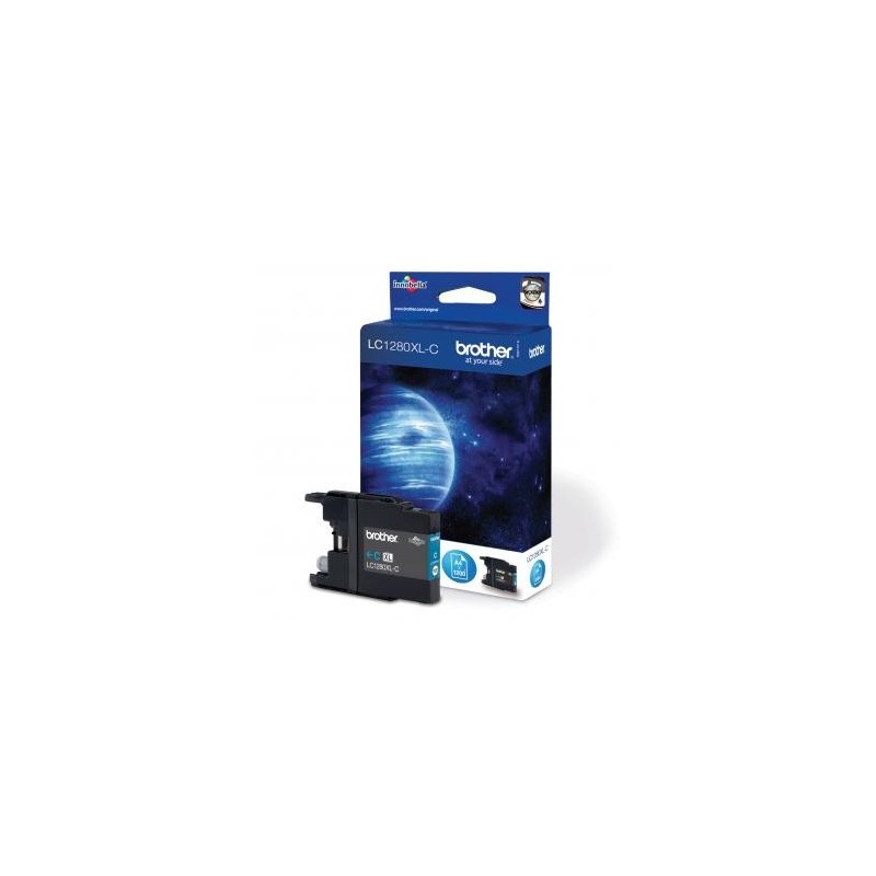 Brother oryginalny ink / tusz LC-1280XLC, cyan, 1200s, high capacity