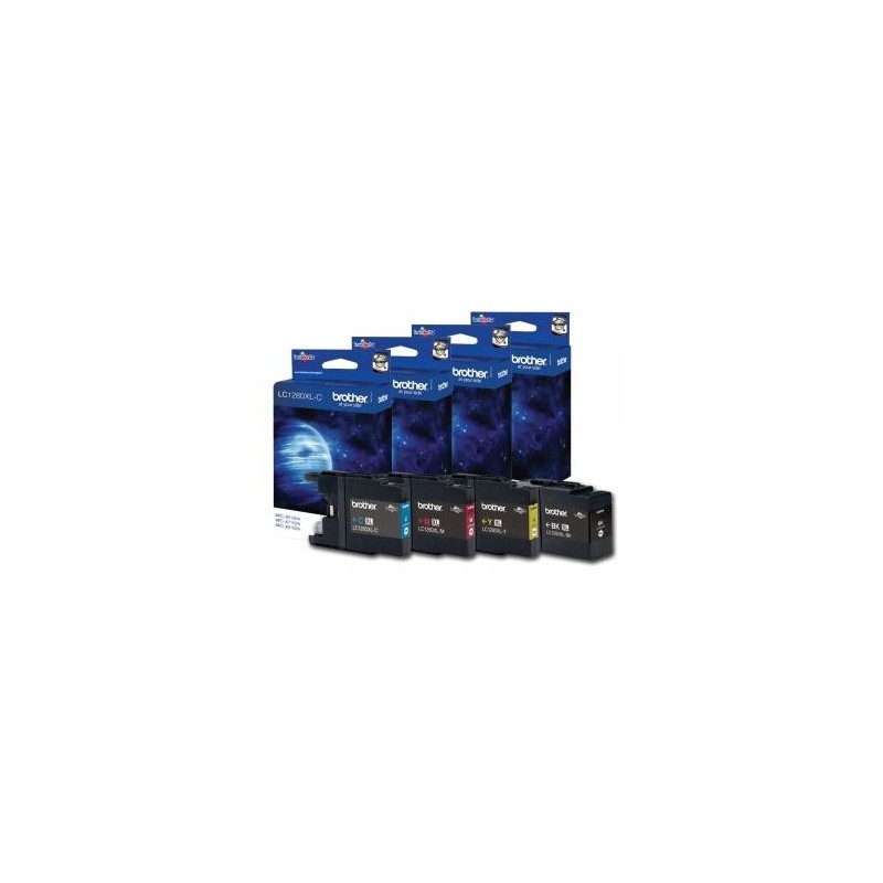 Brother oryginalny ink / tusz LC-1280XLVALBP, CMYK, 2400/3x1200s, high capacity Brother oryginalny ink / tusz LC-1280XLVALBP, CMYK, 2400/3x1200s, high capacity