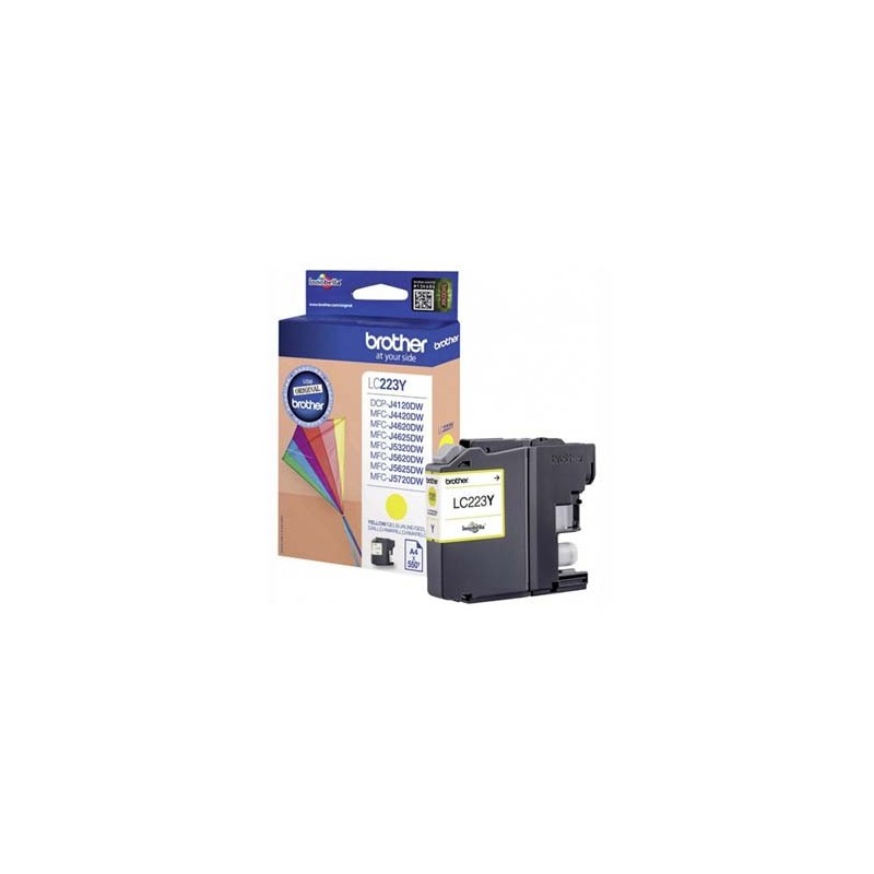 Brother oryginalny ink / tusz LC-223Y, yellow, 600s