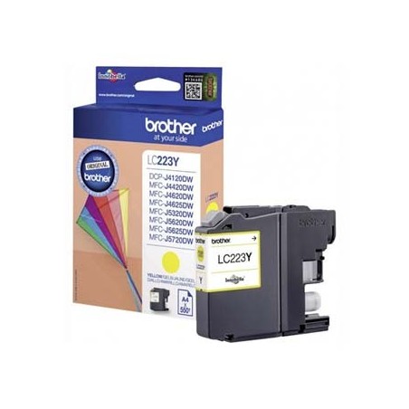 Brother oryginalny ink / tusz LC-223Y, yellow, 600s Brother oryginalny ink / tusz LC-223Y, yellow, 600s