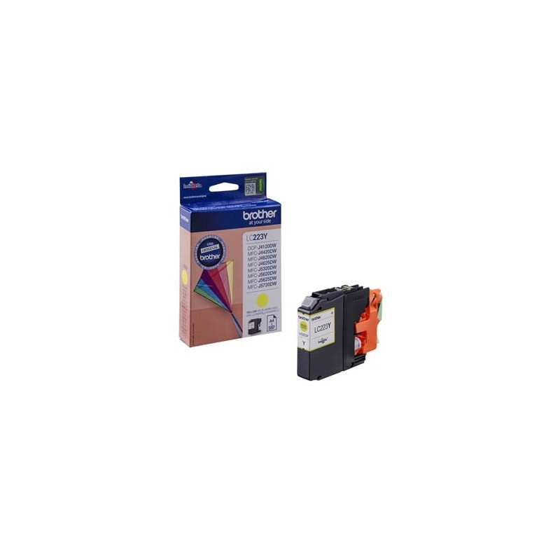 Brother oryginalny ink / tusz LC-223Y, yellow, 600s Brother oryginalny ink / tusz LC-223Y, yellow, 600s